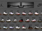 Michael Jordan shoes 1 through 23