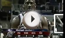 Michael Jordan 2003 NBA Record 43pts at age 40 low